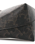 Triomphe Canvas Calfskin Teen Couer Heart Bag Tan