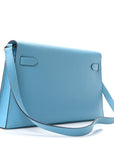 Madame Calfskin Kelly Elan Bleu du Nord