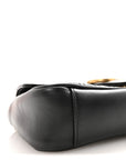Calfskin Matelasse Mini GG Marmont Shoulder Bag Black