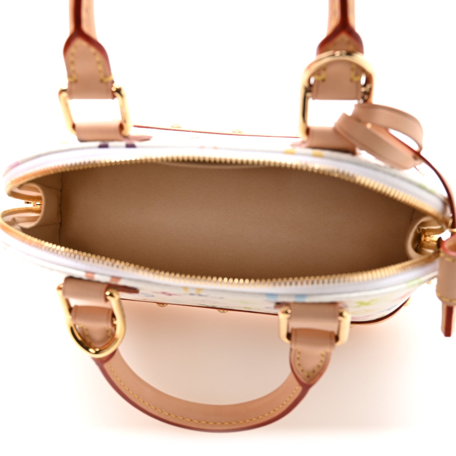 LV x TM Monogram Multicolor Alma BB White