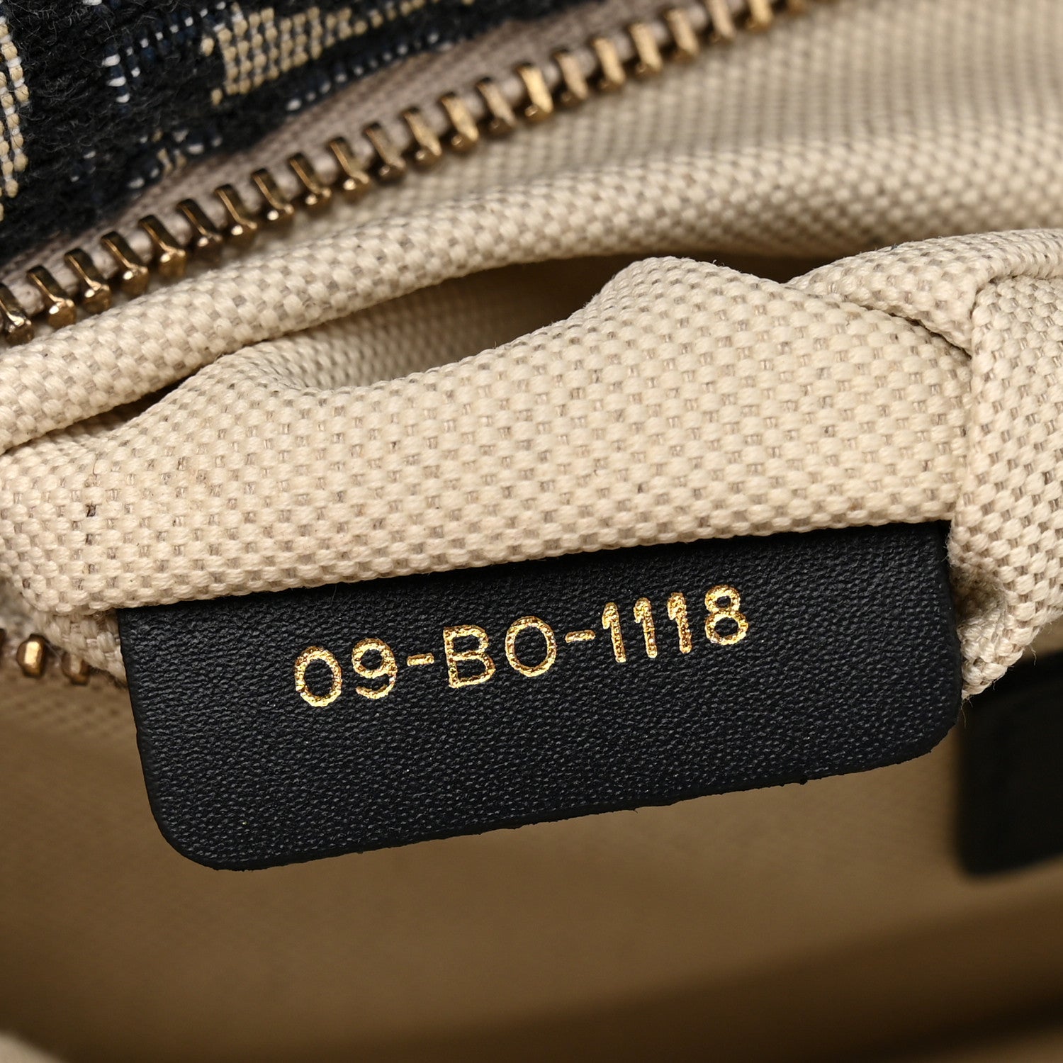 Oblique Small D1ORAddict Flap Bag Navy Blue