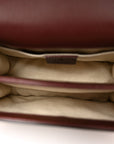 Dollar Calfskin Crystal Web Mini Dionysus Bamboo Top Handle Bag Vintage Bordeaux Black Diamond