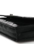Aged Calfskin Quilted Reissue Wallet On Chain WOC Black