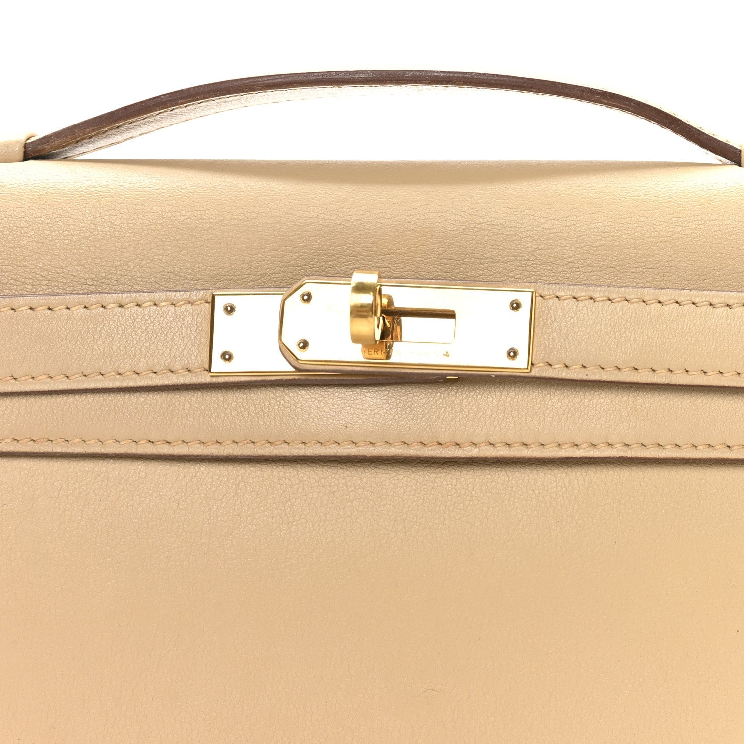 Swift Kelly Longue Clutch Pochette Tabac Camel