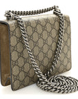 GG Supreme Monogram Mini Dionysus Shoulder Bag Taupe