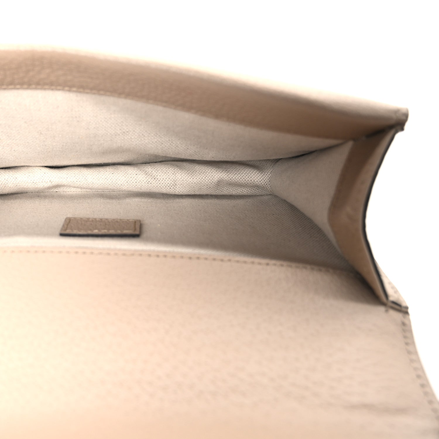 GG Supreme Monogram Textured Dollar Calfskin Small Rectangular Dionysus Shoulder Bag Beige Mystic White Oatmeal
