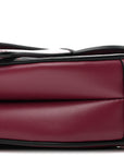 Supple Calfskin Mini Saddle Bag With Strap Purple
