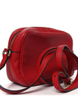 Pebbled Calfskin Small Soho Disco Bag Tabasco Red
