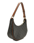 Triomphe Canvas Calfskin Ava Shoulder Bag Tan