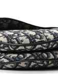 Oblique Saddle Bag Blue