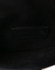 Ultra Matte Calfskin Saddle Belt Bag Black