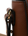 Calfskin Vintage Check Note Crossbody Bag Tan