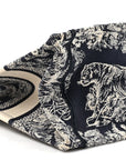 Calfskin D1ORiviera Toile De Jouy Small Book Tote With Strap Blue Multicolor