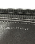 Lambskin Crystal Quilted Wallet On Chain WOC Grey