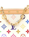 LV X TM Monogram Multicolor Pochette Accessories White