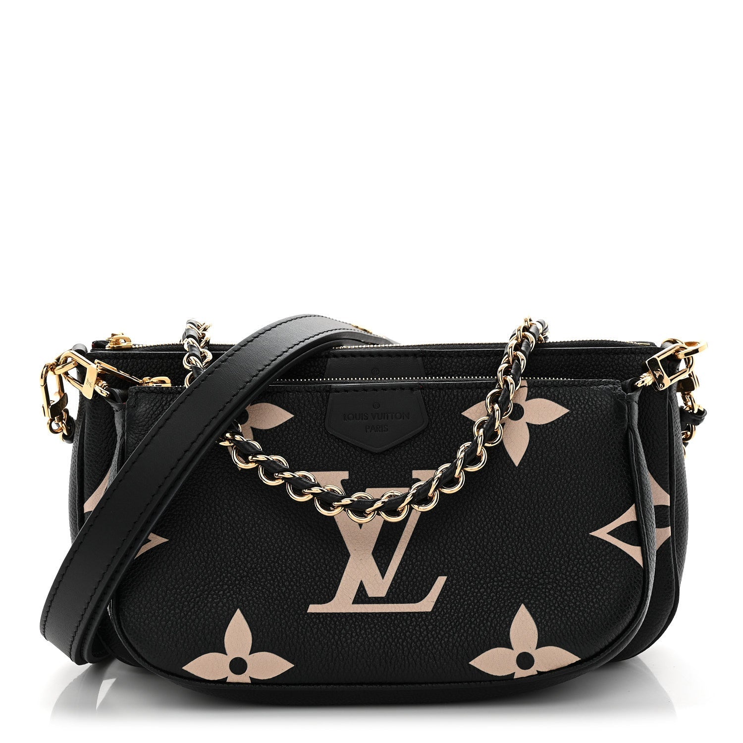 Empreinte Monogram Giant Multi Pochette Accessories Black Beige