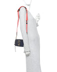 Saffiano Small Snapshot Camera Bag Navy Multicolor