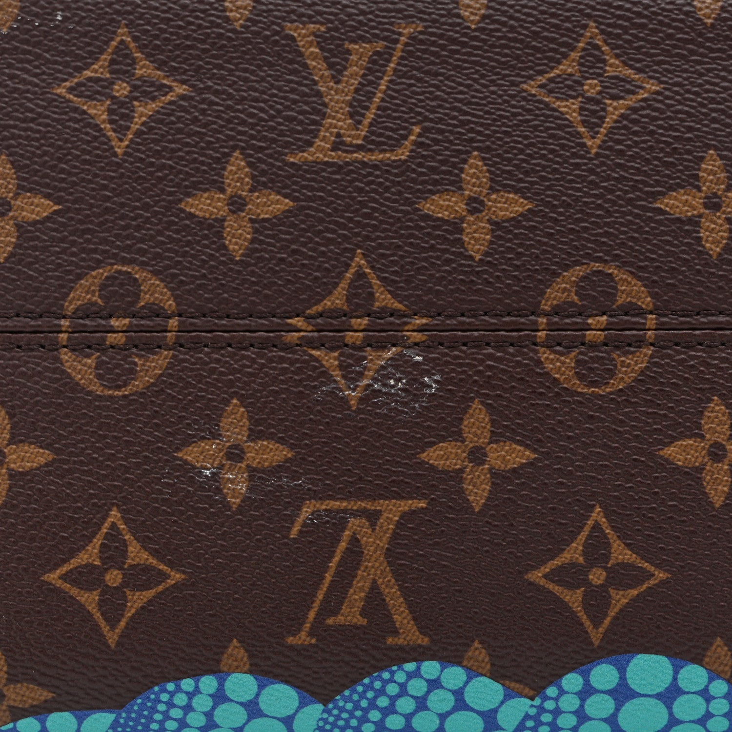 LV X YK Monogram Pumpkin Onthego MM Multicolor