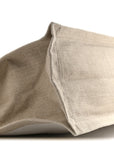 Linen Calfskin Rive Gauche Tote Greggio Natural
