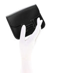 Evergrain Lizard Constance Slim Wallet Black