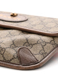 GG Supreme Monogram Neo Vintage Web Belt Bag Brown