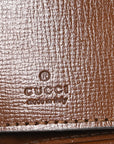 GG Supreme Monogram Azalea Calfskin Web Mini Jackie 1961 Hobo Beige Ebony Brown Sugar