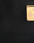 Lambskin Quilted Mini Rectangular Flap Black
