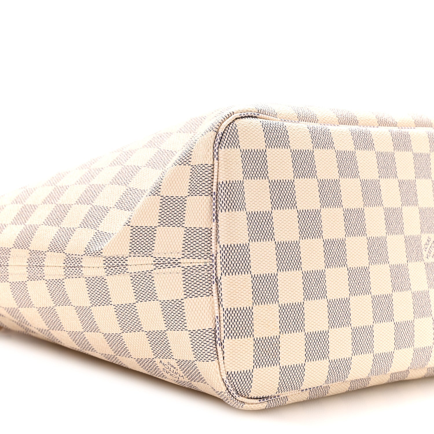 Damier Azur Neo Neverfull MM Rose Ballerine