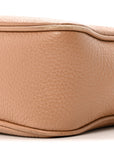 Pebbled Calfskin Small Soho Disco Bag Camelia