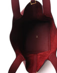 Taurillon Clemence Picotin Lock 22 MM Rouge H