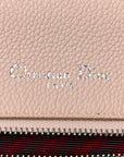 Grained Calfskin Medium D1ORama Flap Bag Nude