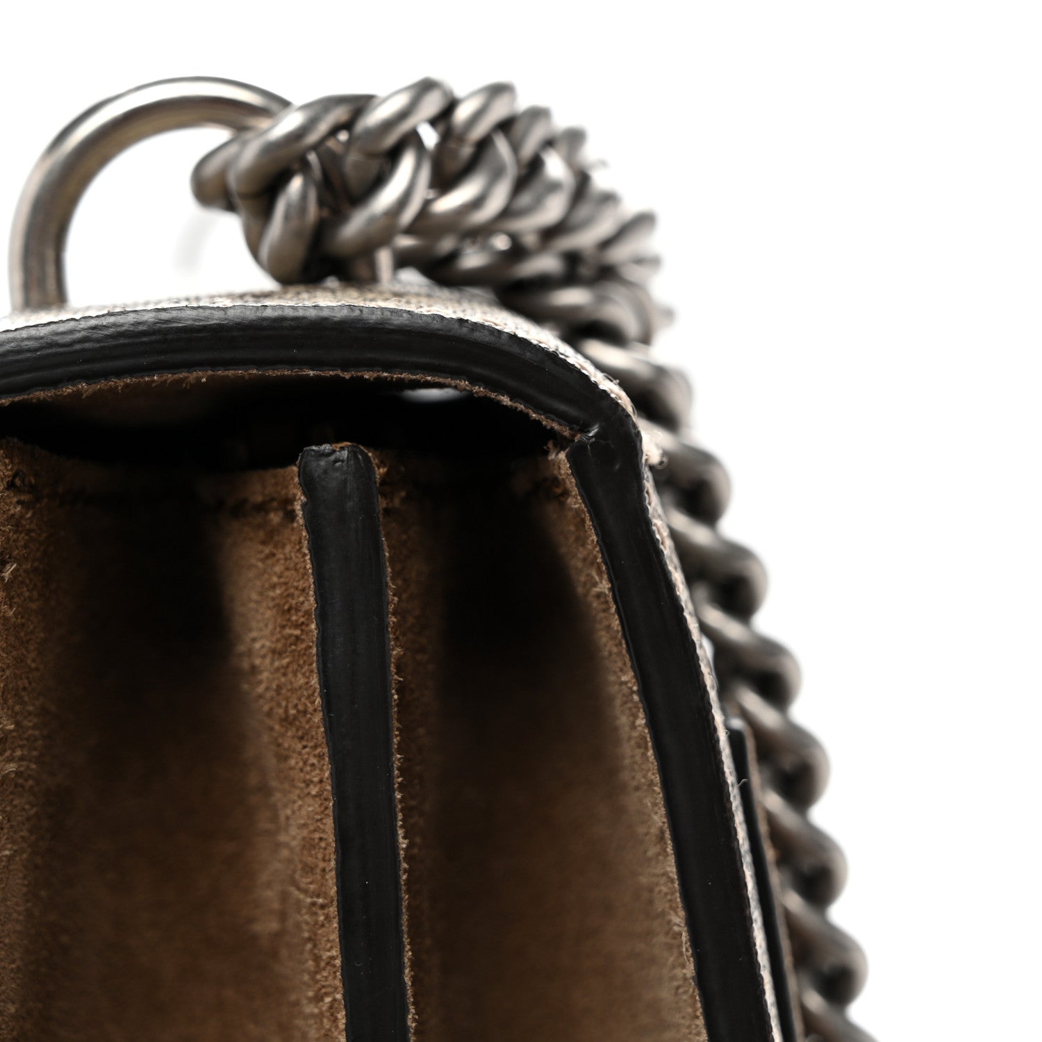 GG Supreme Monogram Medium Dionysus Shoulder Bag Taupe