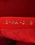 Lambskin Cannage Small My ABCD1OR Lady D1OR Red