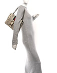 Snakeskin Web Medium Dionysus Shoulder Bag Natural