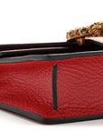 Calfskin Super Mini Dionysus Shoulder Bag Hibiscus Red
