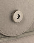 Caviar Medium Studded Deauville Tote Ivory