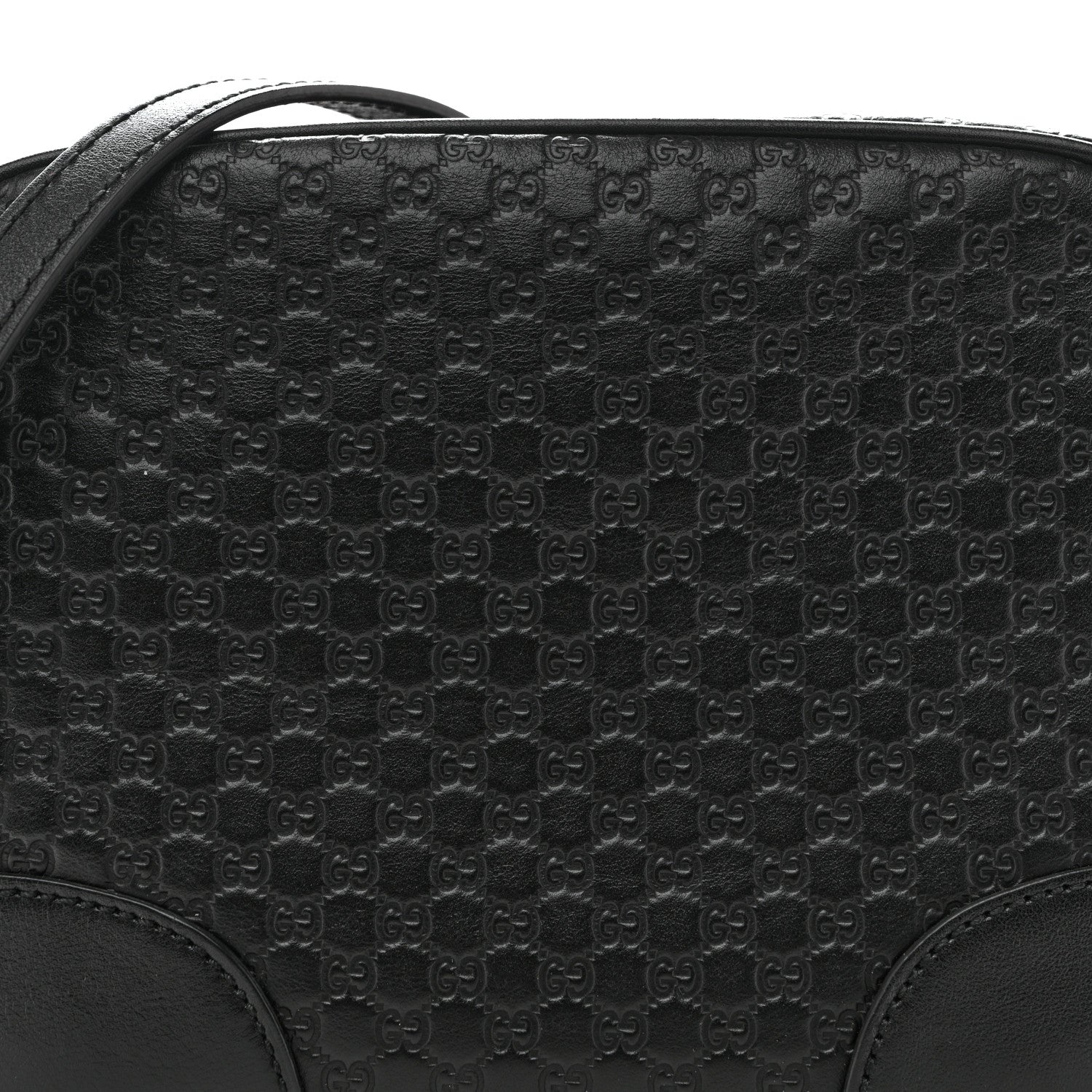 MicroGCCIssima Mini Bree Messenger Bag Black