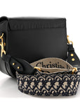 Box Calfskin Large Bobby Flap Black