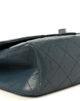 Aged Calfskin Quilted 2.55 Reissue 226 Flap Dark Blue