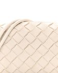 Nappa Intrecciato Candy Loop Camera Bag White