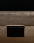 Calfskin Bamboo Web Large Dionysus Top Handle Bag Black Bright Evergreen Hibiscus Red