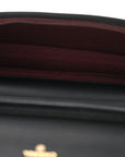 Lambskin Quilted Wallet On Chain WOC Black