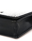Nappa Crystal Starlight Mini Clutch Bag Black