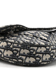 Oblique Mens Saddle Bag Blue
