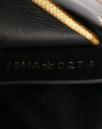 Box Calfskin 30 Montaigne Avenue Pouch Black