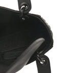 Ultra Matte Calfskin Cannage Mini Lady D1OR Black