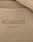 Suede Crocodile Embossed Le Petit Turismo Ivory