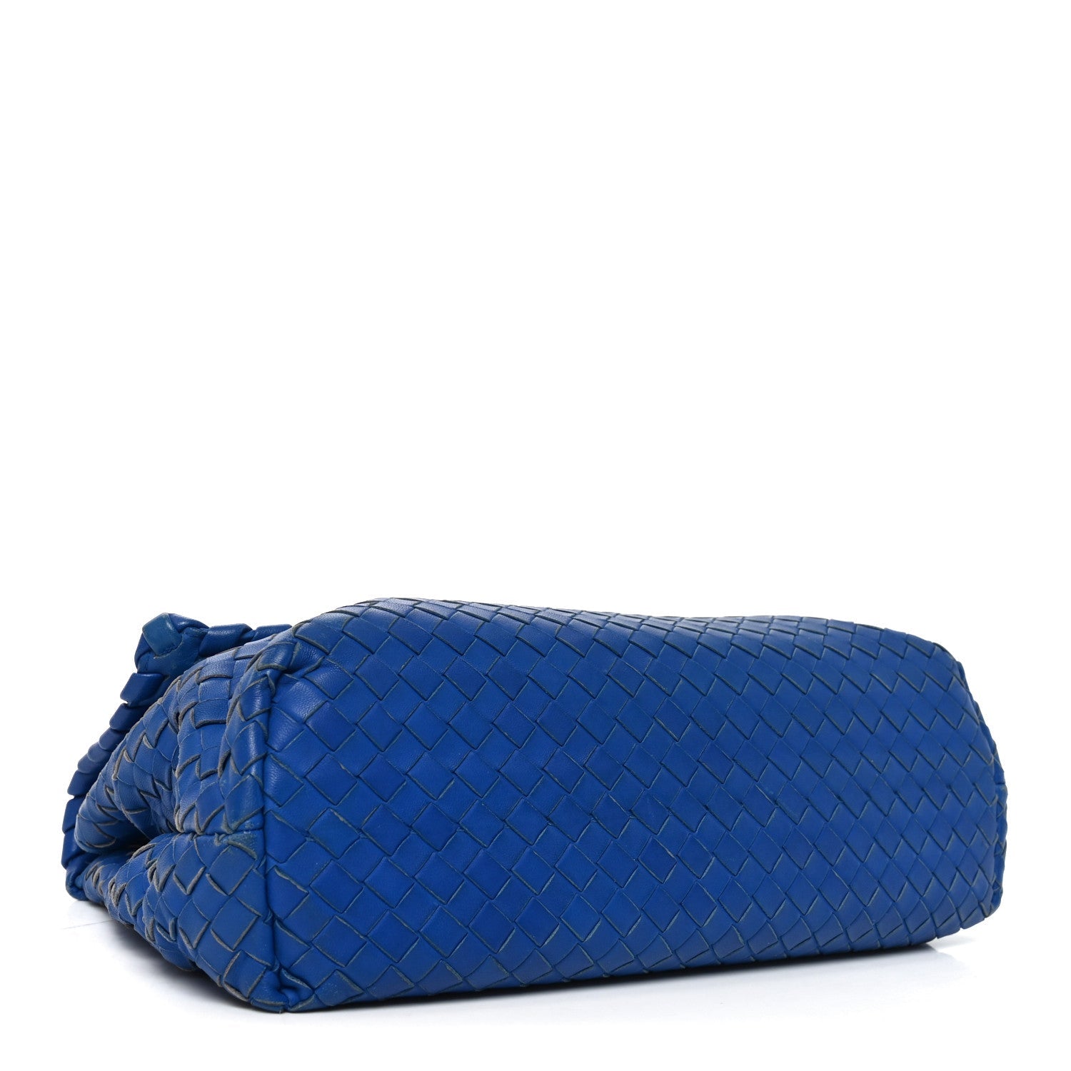 Nappa Intrecciato Medium Olimpia Shoulder Bag Blue