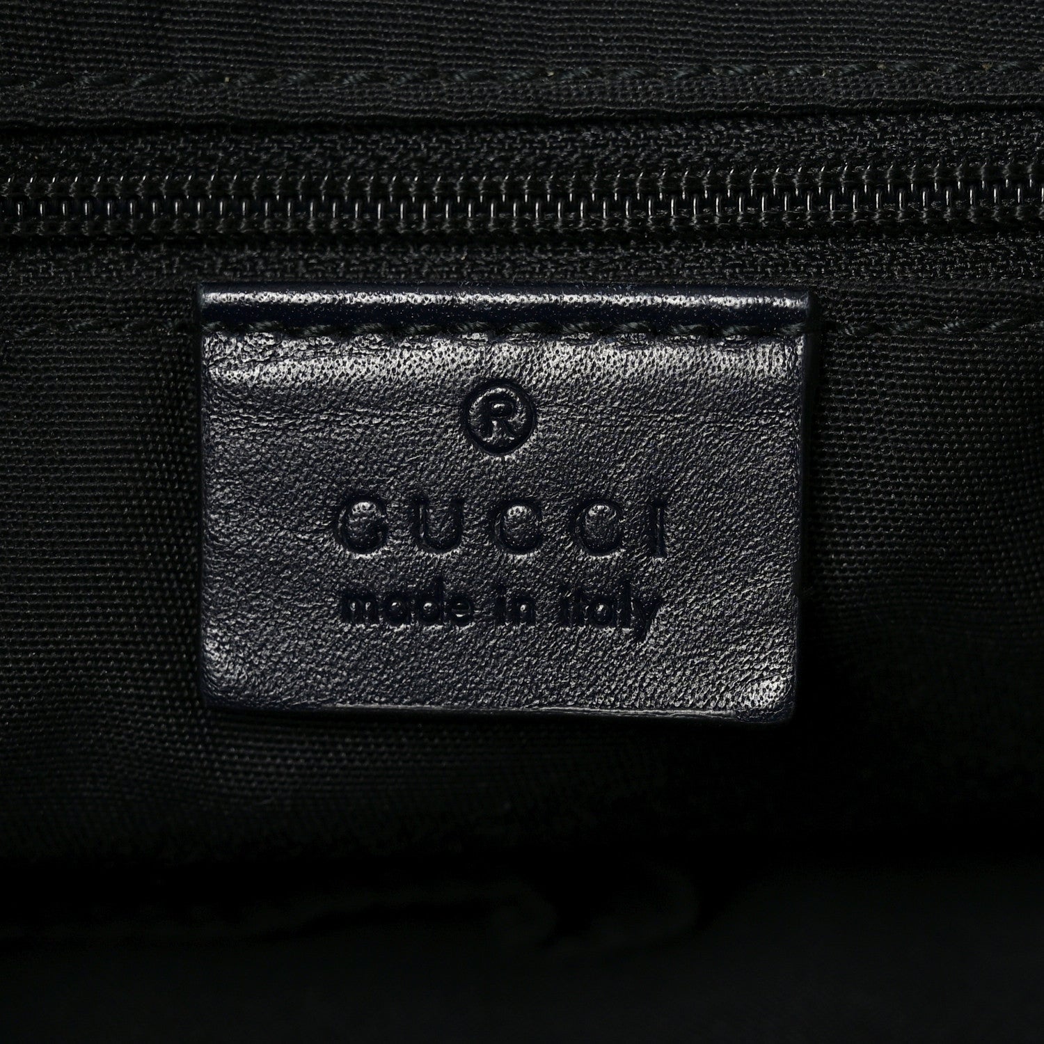GG Supreme Monogram Web Flat Messenger Bag Navy