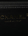Caviar Quilted Large CC Filigree Vanity Case Beige Black